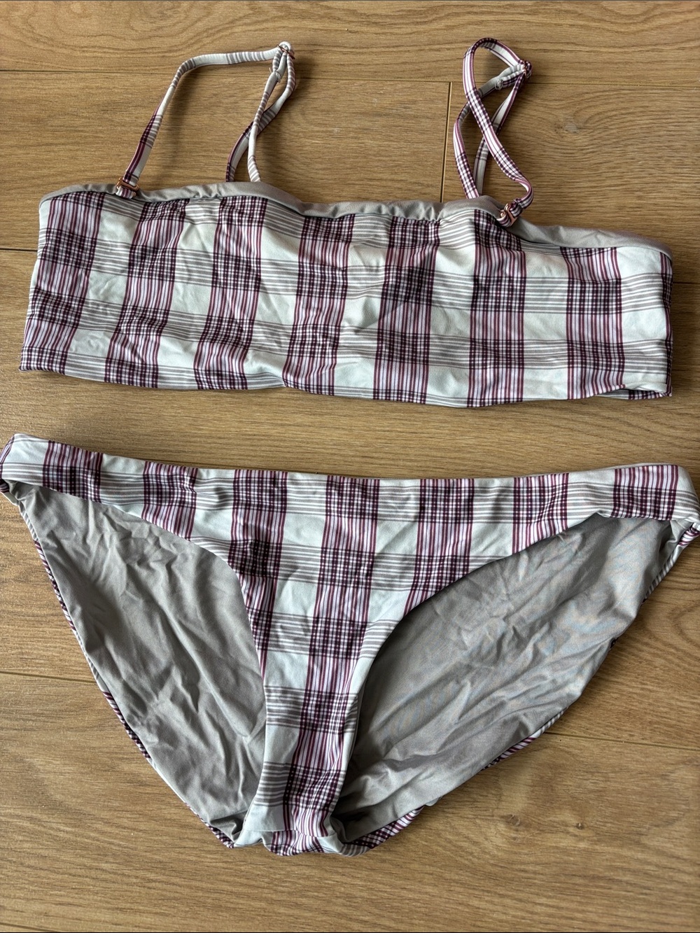 Frankie's Bikinis Plaid Two-Piece Bikini
